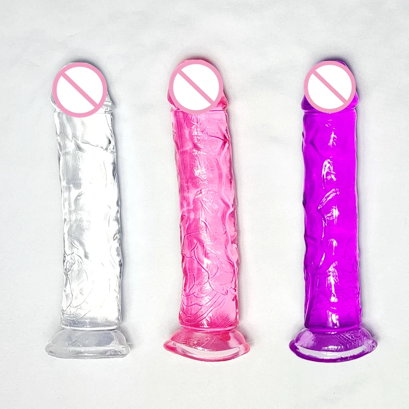 Godemichet Réaliste avec Ventouse pour Femme et Homme, Énorme Gelée, Jouets Sexuels Éducatifs, Fausse Bite, Gros Pénis, Plug Anal, Sex Shop, 7.0