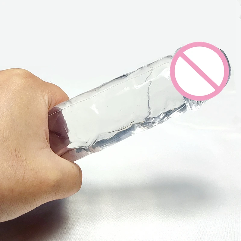 Godemichet Réaliste avec Ventouse pour Femme et Homme, Énorme Gelée, Jouets Sexuels Éducatifs, Fausse Bite, Gros Pénis, Plug Anal, Sex Shop, 7.0