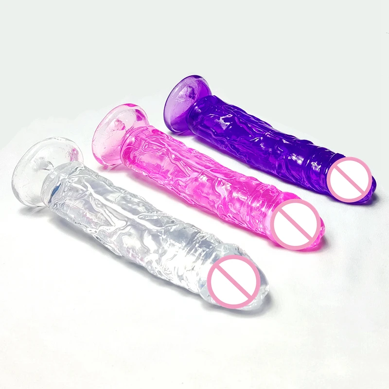 Godemichet Réaliste avec Ventouse pour Femme et Homme, Énorme Gelée, Jouets Sexuels Éducatifs, Fausse Bite, Gros Pénis, Plug Anal, Sex Shop, 7.0