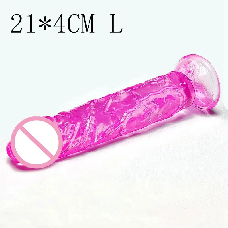 Godemichet Réaliste avec Ventouse pour Femme et Homme, Énorme Gelée, Jouets Sexuels Éducatifs, Fausse Bite, Gros Pénis, Plug Anal, Sex Shop, 7.0