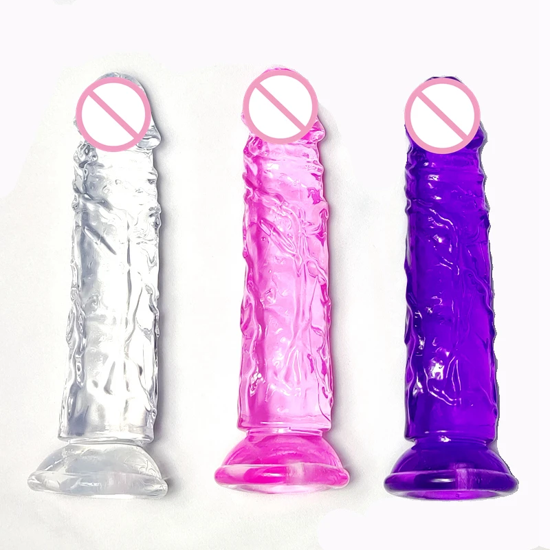 Godemichet Réaliste avec Ventouse pour Femme et Homme, Énorme Gelée, Jouets Sexuels Éducatifs, Fausse Bite, Gros Pénis, Plug Anal, Sex Shop, 7.0