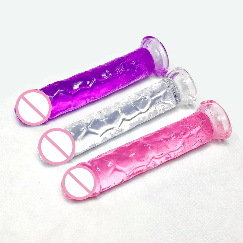 Godemichet Réaliste avec Ventouse pour Femme et Homme, Énorme Gelée, Jouets Sexuels Éducatifs, Fausse Bite, Gros Pénis, Plug Anal, Sex Shop, 7.0
