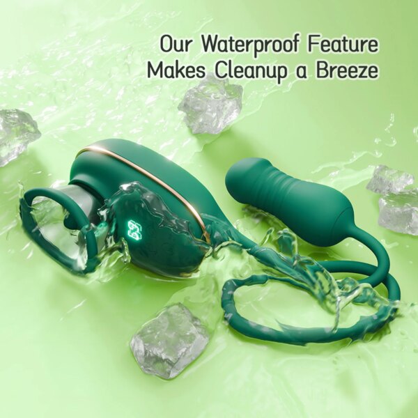 Vibromasseur de Clitoris 2 en 1 pour Femme, Faux Gode à Succion sous Vide, Orgasme, Jaune de Masturbation Féminine, Jouets Sexuels pour Adultes – Image 6