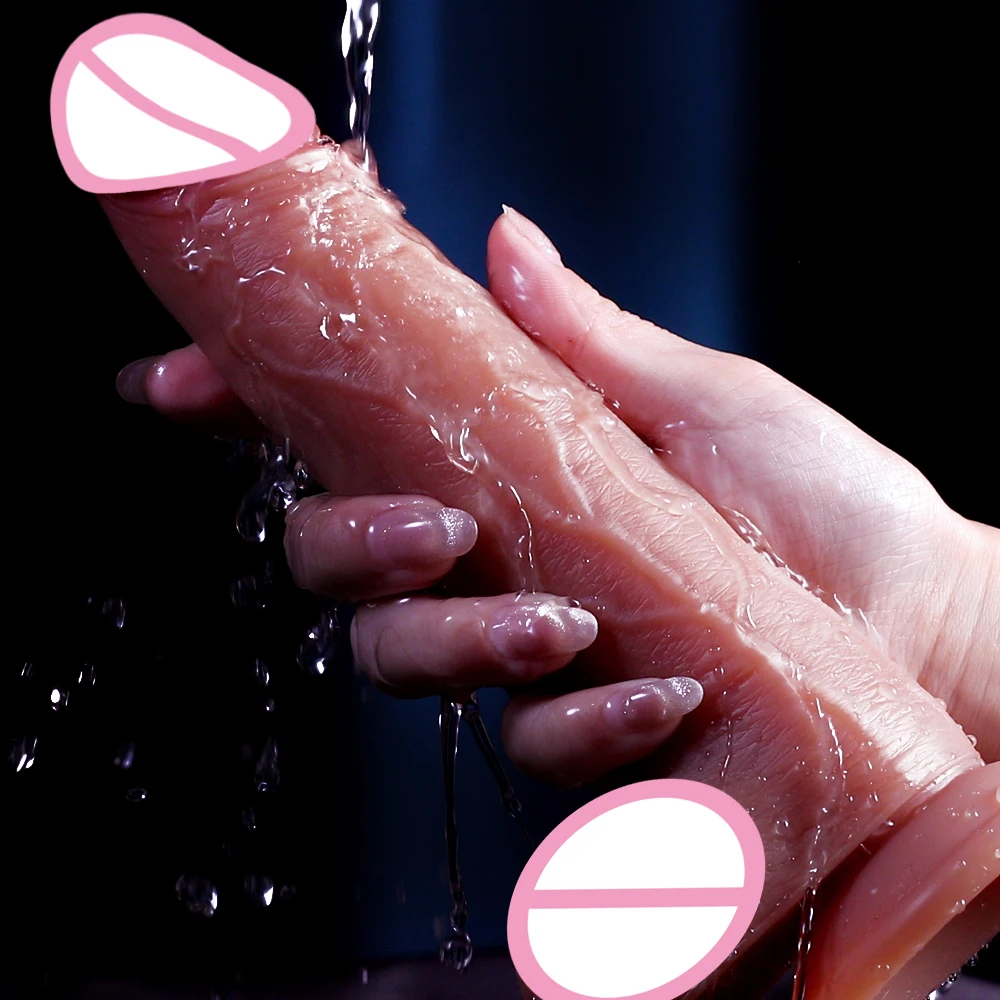 Gode Réaliste Vibrant Télescopique pour Femme, Vibromasseur Chauffant, Grand Pénis, Pénétration Anale, Plug Anal, Point G, Bite, Jouets Sexuels Adultes