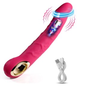 Vibromasseur gode réaliste pour hommes et femmes, point G, gros pénis, prise anale, vrai pénis, jouets sexuels pour adultes, 10 modes, UNIS isseur féminin