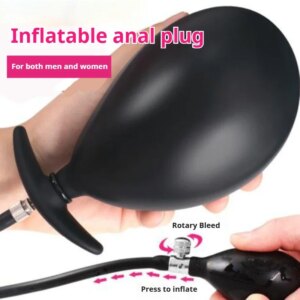 Plug anal gonflable en silicone pour hommes et femmes, plug anal étanche, masseur de prostate, jouets sexuels pour adultes, jouet anal gay, extension sans danger pour le corps