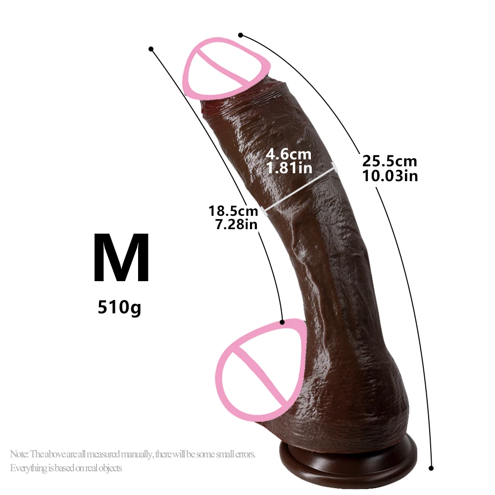 Plug anal long et réaliste avec ventouse pour hommes et femmes, dilatateur anal Phallus, gros pénis, bite longue, jouets sexuels, noir
