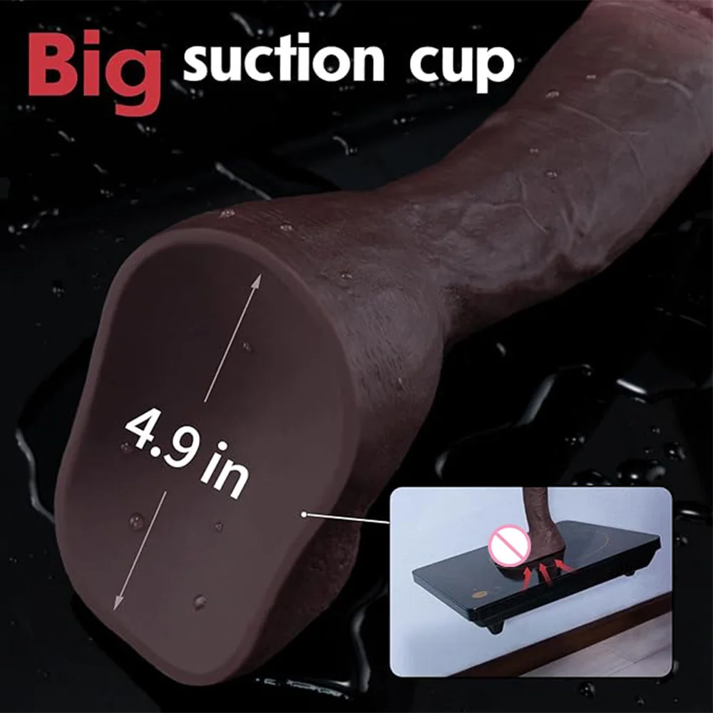 Gode réaliste noir pour hommes et femmes, drapeau comme la peau, gros pénis, pénétration, prise anale, jeu mains libres, fausse bite, jouets sexuels pour adultes