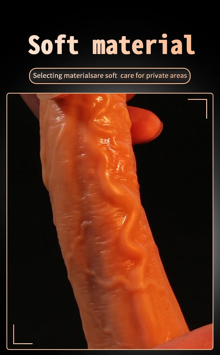 Godemichet Réaliste avec Ventouse pour Homme et Femme, Énorme Gelée, Fausse Bite, Gros Pénis, Jouets Sexuels Éducatifs, Plug Anal, Adulte 7.0