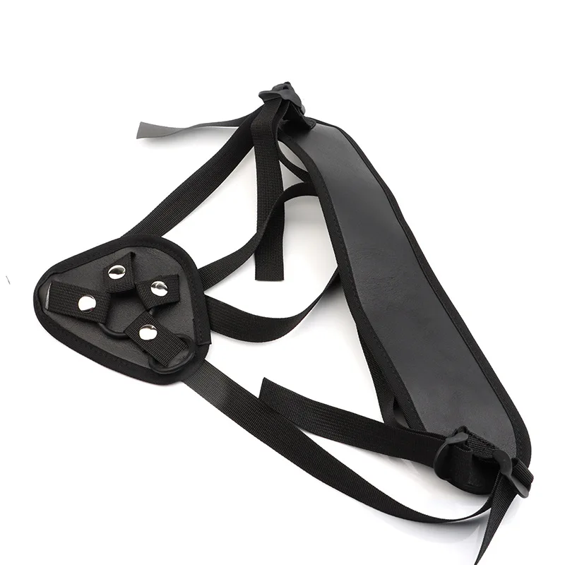 Culotte pénis portable en cuir noir, jouets sexuels pour lesbiennes, gode éducatif, jeu pour adultes, sangle, nouveau, 7.0