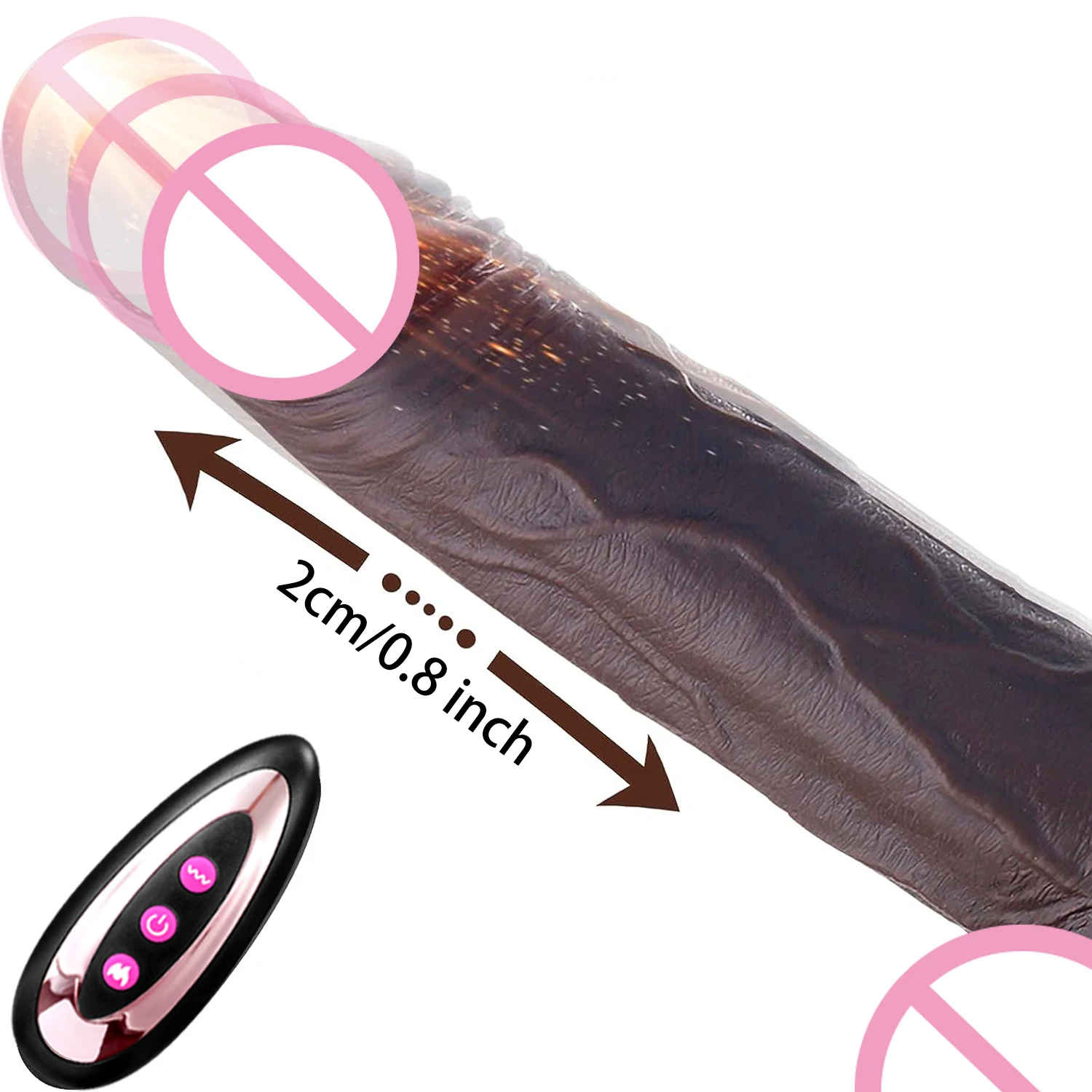 Vibromasseur gode réaliste pour femme, grosse bite chauffante, pénis, pénétration anale, vibromasseur télescopique, stimulateur de vagin féminin, jouets sexuels