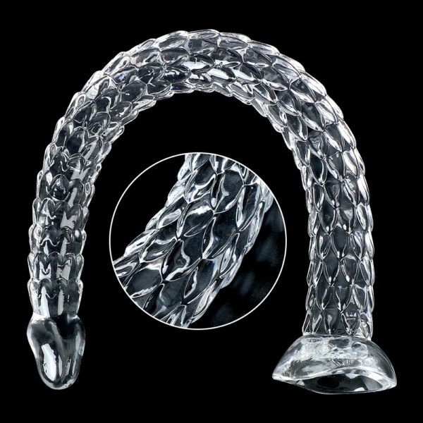 Jouets vaginaux pour femmes et hommes, plug anal, dilatateur de fesses, pénis Él, masturbateur féminin, fouets sexuels pour adultes, long dilatateur écailleux, 40-60cm – Image 5