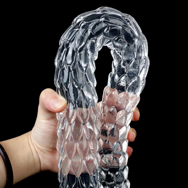 Jouets vaginaux pour femmes et hommes, plug anal, dilatateur de fesses, pénis Él, masturbateur féminin, fouets sexuels pour adultes, long dilatateur écailleux, 40-60cm – Image 3