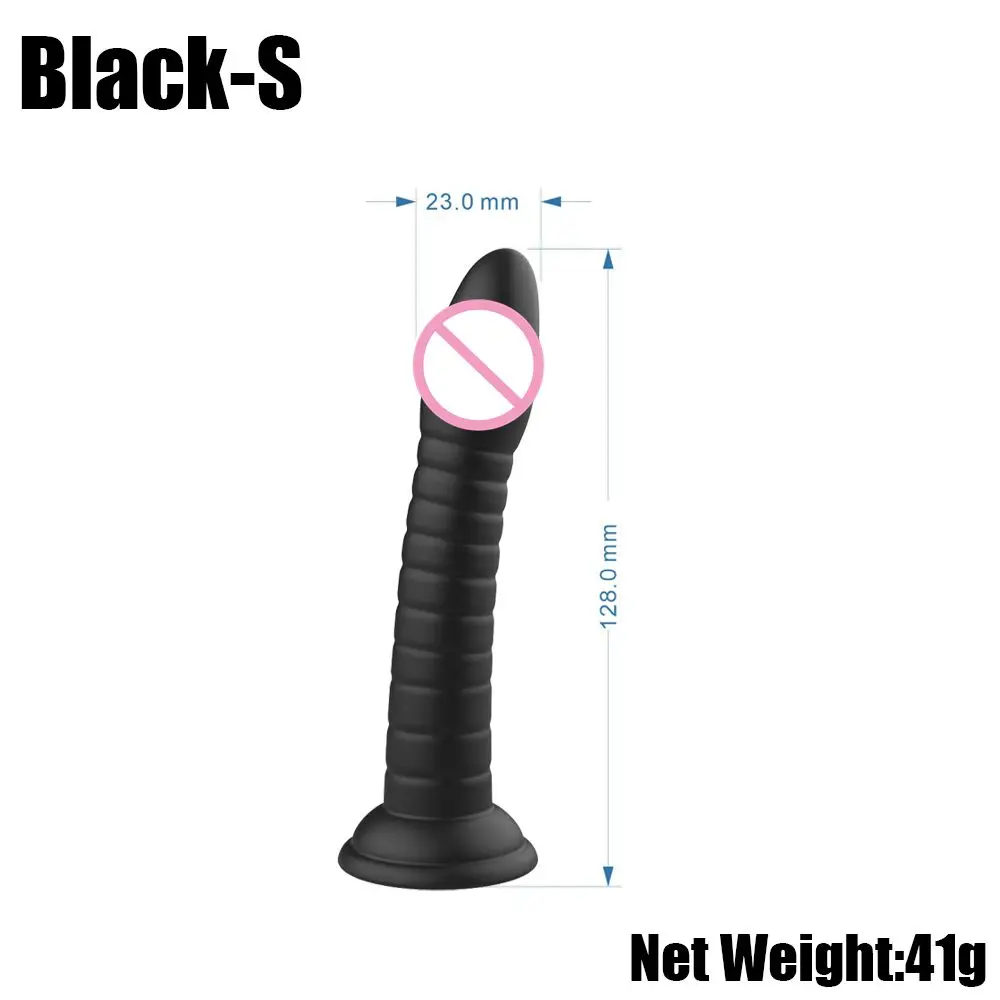 Godemiché en Forme de Pénis Réaliste pour Femme, Jouet Sexuel Souple, Ventouse, Point G, Sans Vibrateur, pour Adulte, 7.0, 3 Tailles