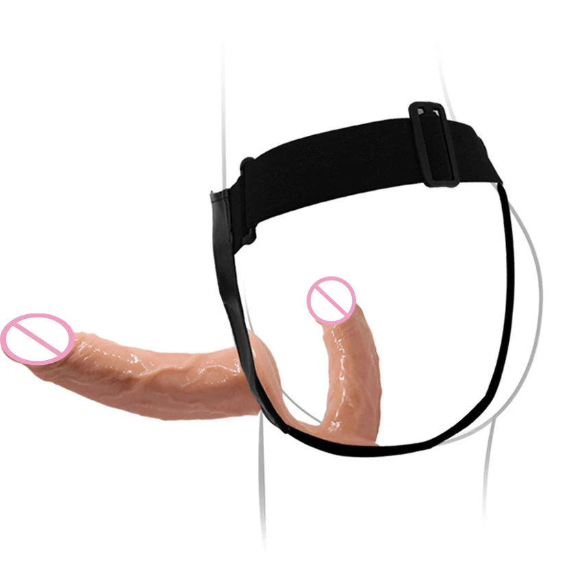 Sangle sur gode double pénis, ceinture ultra élastique SFP, jouets sexuels pour adultes, femme, couple, anal, doux, éducatif, 18 Sangle sur gode double pénis, ceinture ultra élastique SFP, jouets sexuels pour adultes, femme, couple, anal, doux, éducatif, 18