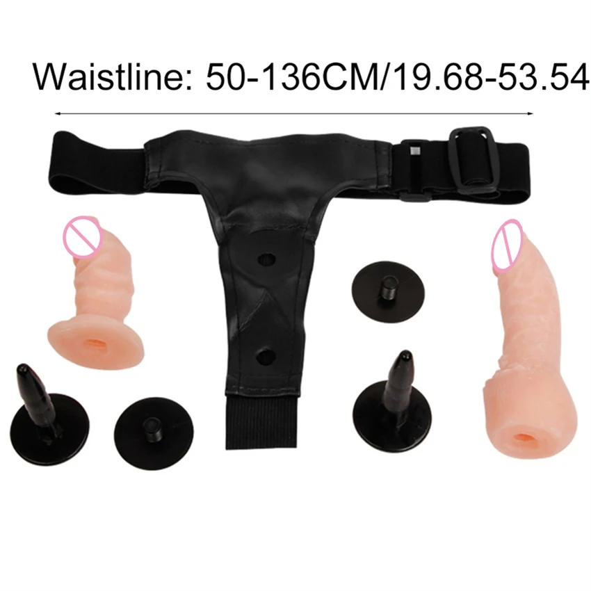 Sangle sur gode double pénis, ceinture ultra élastique SFP, jouets sexuels pour adultes, femme, couple, anal, doux, éducatif, 18 Sangle sur gode double pénis, ceinture ultra élastique SFP, jouets sexuels pour adultes, femme, couple, anal, doux, éducatif, 18
