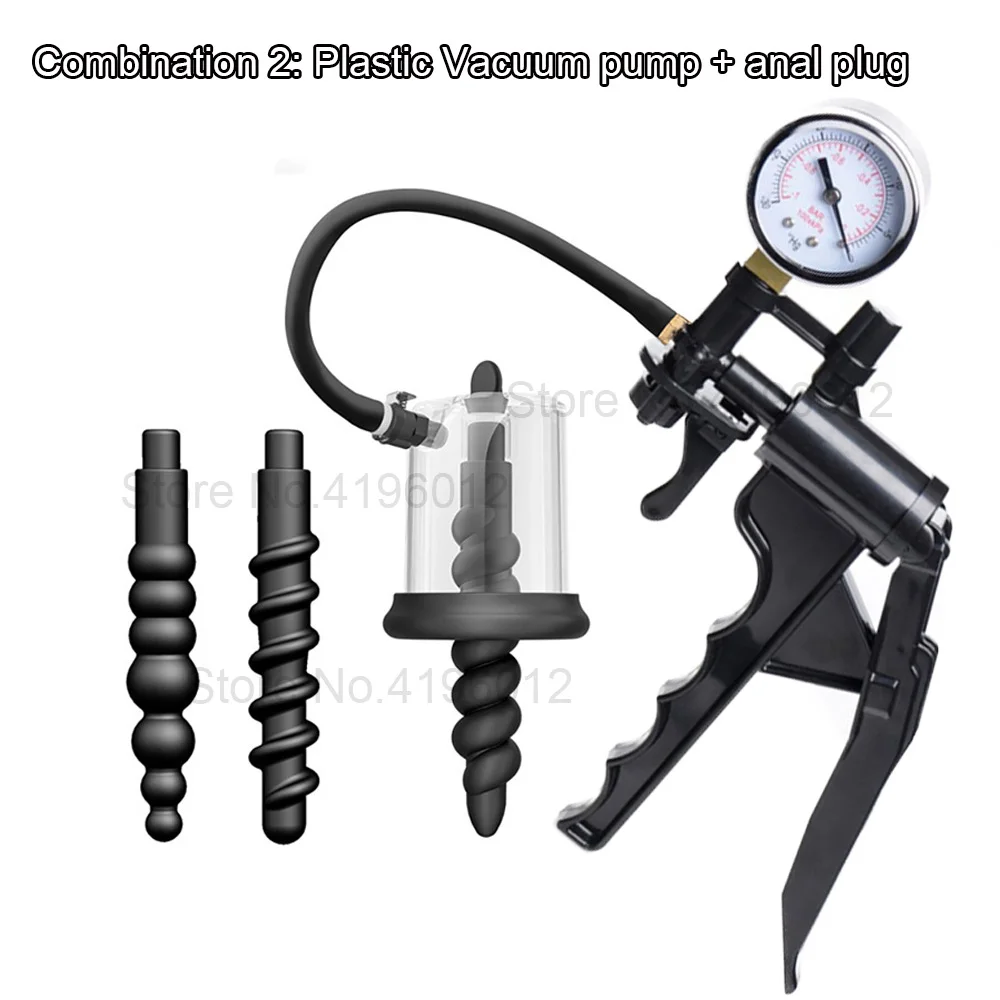 Pompe anale sous vide pour femme, plug anal, ventouse de prostate BDSM, dilatateur anal de massage, succion du sein et du vagin, jouet sexuel adulte