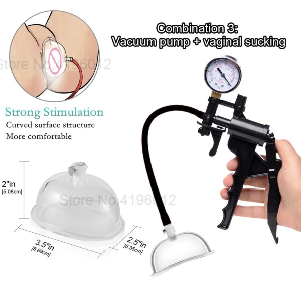 Pompe anale sous vide pour femme, plug anal, ventouse de prostate BDSM, dilatateur anal de massage, succion du sein et du vagin, jouet sexuel adulte – Image 4