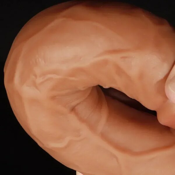 Gode en silicone double couche réaliste pour femmes et hommes, faux pénis long, plug anal, jouets sexuels pour adultes, vagin, outils de massage anal, 5 Tan – Image 3