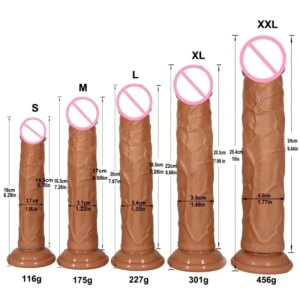 Gode en silicone double couche réaliste pour femmes et hommes, faux pénis long, plug anal, jouets sexuels pour adultes, vagin, outils de massage anal, 5 Tan