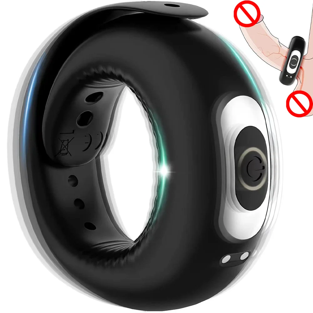 Penis Ring Vibrator Adjustable Vibrating Ring Delay Ejaculation Enlargement Erection Masturbator Adult Sex Toy For Men Penis Ring Vibrator Adjustable Vibrating Ring Delay Ejaculation Enlargement Erection Masturbator Adult Sex Toy For Men
