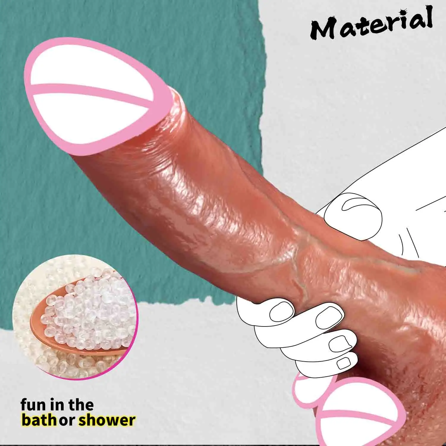 Grand gode vibrant pour femme, pénis réaliste, pénétration anale, plug anal vibrateur, point G, vagin, bite, bite, jouets sexuels