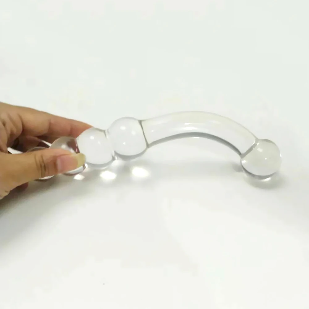Gode en verre Pyrex pour femme, faux pénis, perles anales en cristal, plug anal, masseur de prostate, point G, jouets de masturbation, 195x33mm Gode en verre Pyrex pour femme, faux pénis, perles anales en cristal, plug anal, masseur de prostate, point G, jouets de masturbation, 195x33mm
