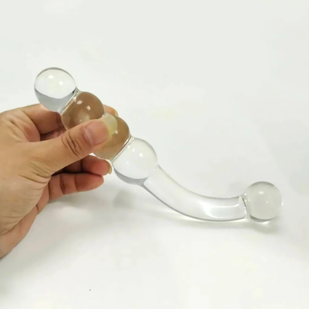 Gode en verre Pyrex pour femme, faux pénis, perles anales en cristal, plug anal, masseur de prostate, point G, jouets de masturbation, 195x33mm Gode en verre Pyrex pour femme, faux pénis, perles anales en cristal, plug anal, masseur de prostate, point G, jouets de masturbation, 195x33mm