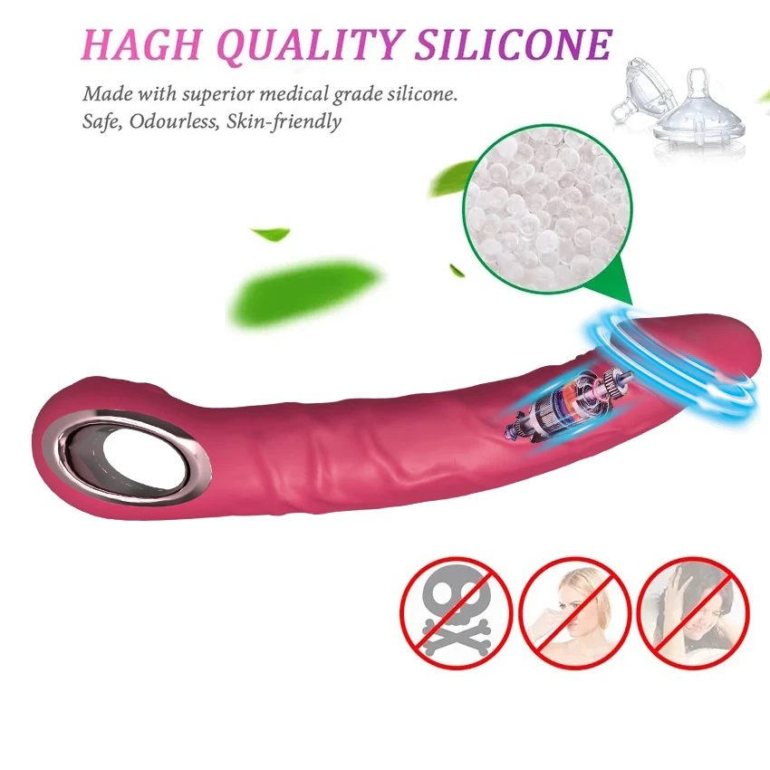 Vibromasseur gode point G avec UNIS isseur féminin, gros pénis, prise anale, adulte réaliste, homme, vrai pénis, jouets sexuels pour femmes, 10 modes