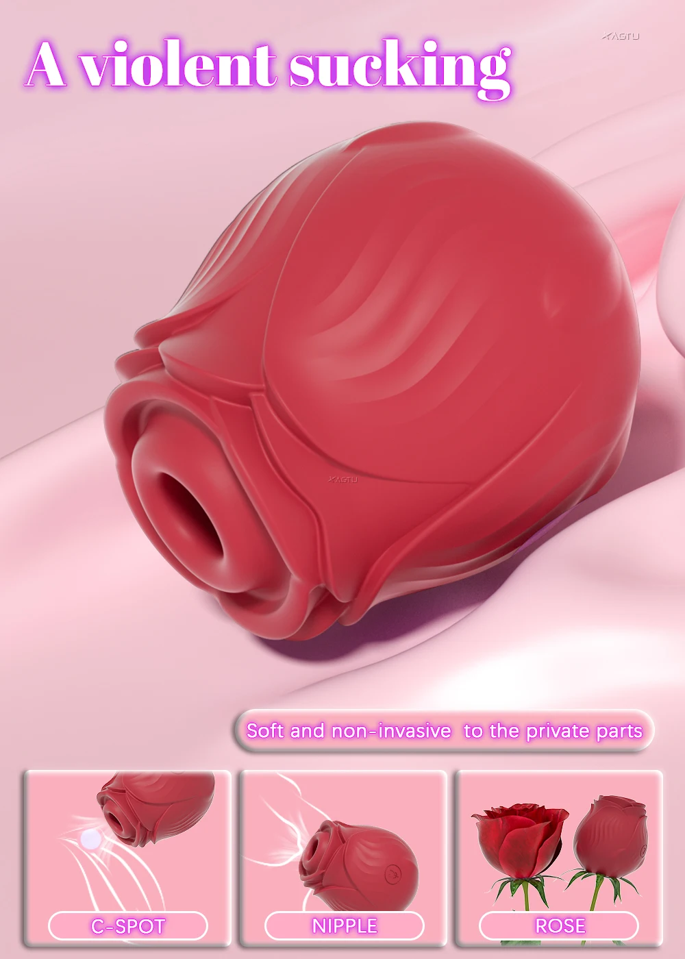 Vibromasseur de succion injuste pour femmes, ventouse de clitoris sous vide, jouets sexuels vibrants pour adultes