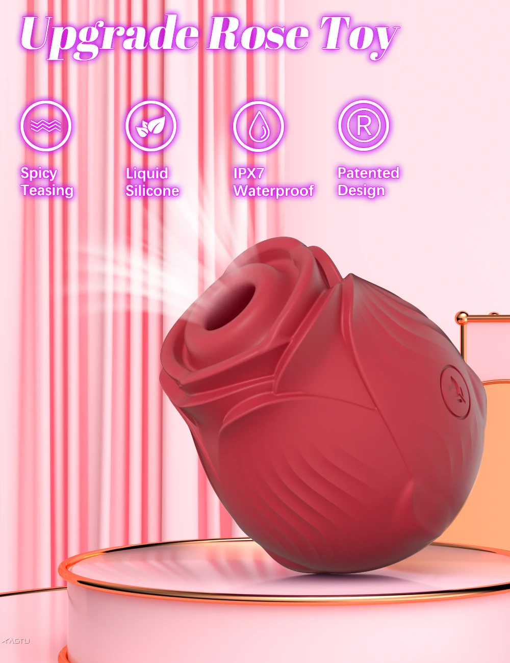 Vibromasseur de succion injuste pour femmes, ventouse de clitoris sous vide, jouets sexuels vibrants pour adultes