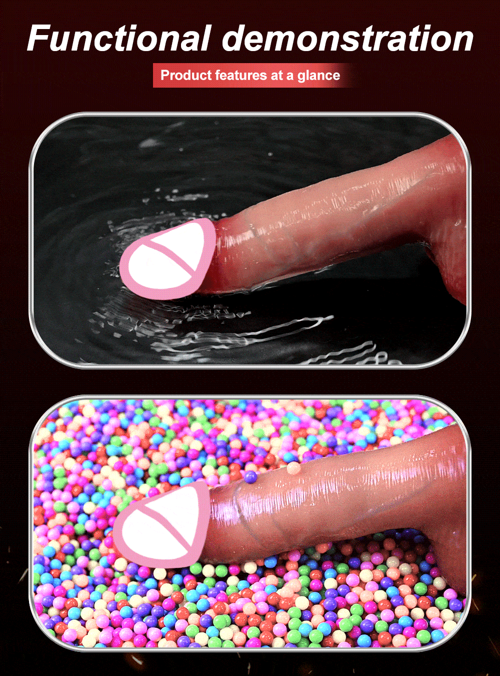 Vibromasseur télescopique pour femme, gros pénis, gode réaliste, prise anale avec poussée chauffante, jouets sexuels pour adultes, UNIS isseur féminin