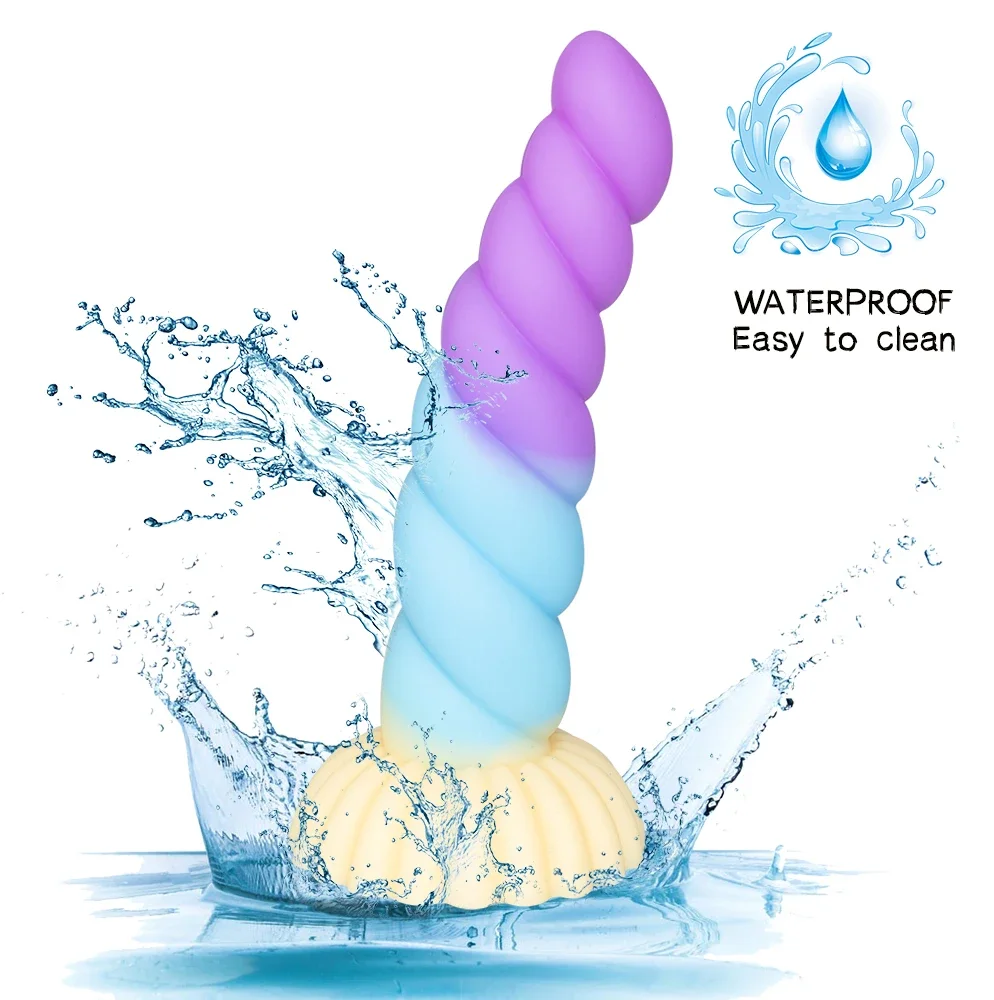 Godemiché en Silicone Doux et Mignon pour Femme, Pénis Réaliste avec Ventouse, Jouet Éducatif Sexy pour Fille