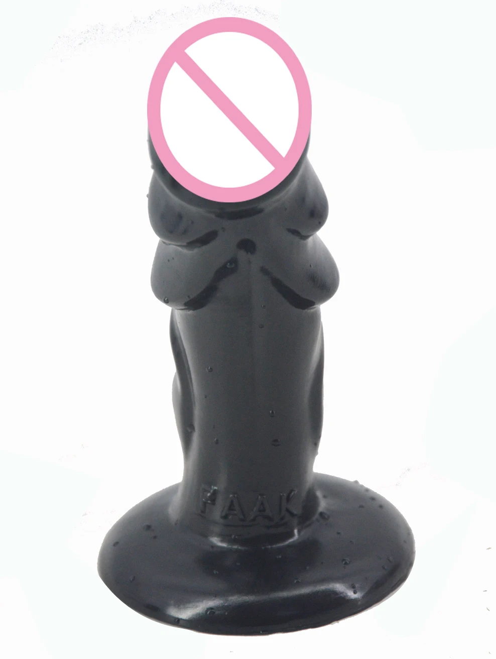FAAK-Godemiché courbé pour chien, fausse bite nervurée, forte aspiration, stimulation extrême du point G, jouets sexuels pour femmes