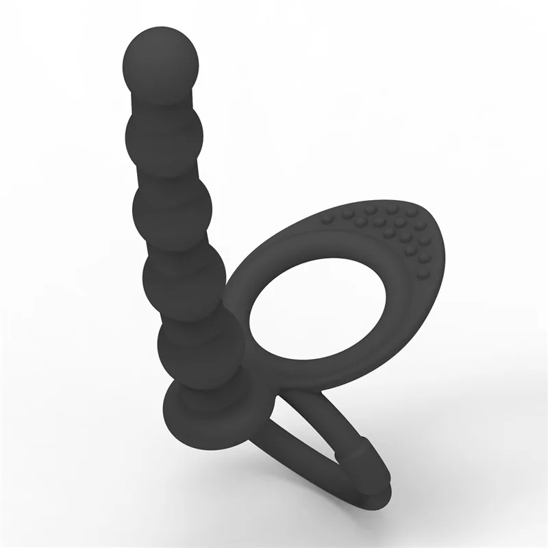 Plug anal en silicone double pénétration pour couples, gode, vibromasseur de pénis, jouets sexuels, stimulateur de vagin, mastjaune, plug anal, sex-shop