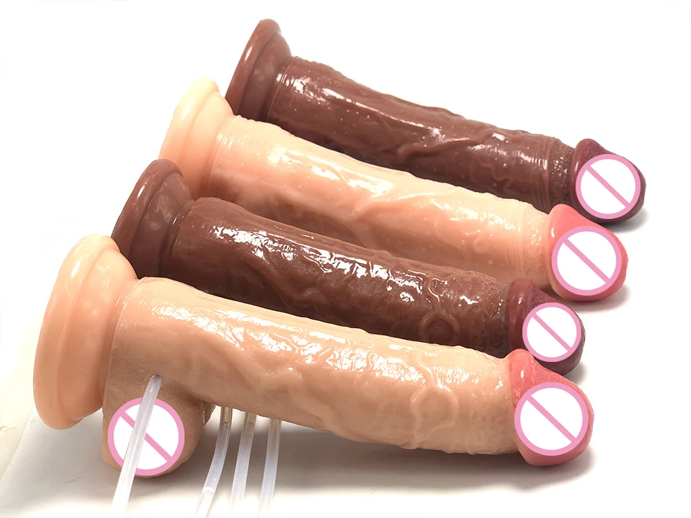 SLaura-Gode éjaculant pour femme, vaporisateur d'eau injuste, silicone avec ventouse, pénis, point G, vagin, jouets sexuels pour adultes, grosse bite SLaura-Gode éjaculant pour femme, vaporisateur d'eau injuste, silicone avec ventouse, pénis, point G, vagin, jouets sexuels pour adultes, grosse bite