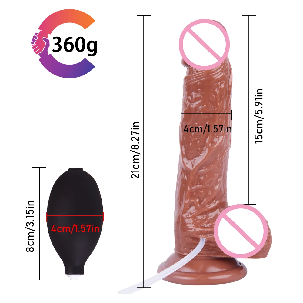 SLaura-Gode éjaculant pour femme, vaporisateur d'eau injuste, silicone avec ventouse, pénis, point G, vagin, jouets sexuels pour adultes, grosse bite SLaura-Gode éjaculant pour femme, vaporisateur d'eau injuste, silicone avec ventouse, pénis, point G, vagin, jouets sexuels pour adultes, grosse bite