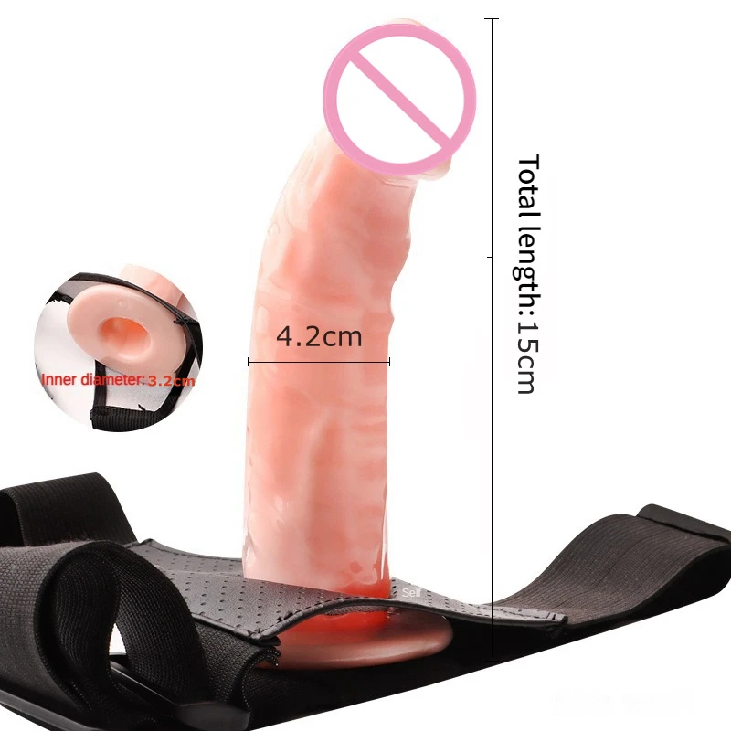 Culotte gode à sangle pour hommes et femmes, pénis creux portable, manches allongées, ceinture SFP, jouets sexuels pour gay