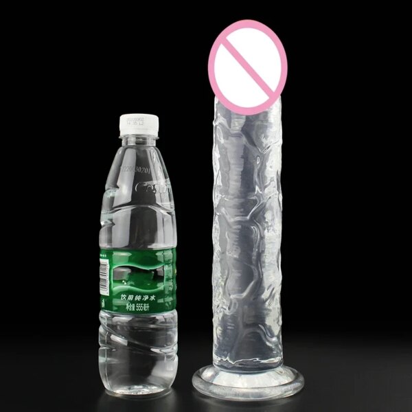 Godemichet Anal en Forme de Pénis Réaliste pour Femme, Jouet Sexuel, Gelée Douce, Bain, Ventouse, Point G, Orgasme, Adulte, 7.0 – Image 6