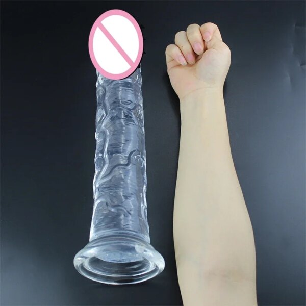 Godemichet Anal en Forme de Pénis Réaliste pour Femme, Jouet Sexuel, Gelée Douce, Bain, Ventouse, Point G, Orgasme, Adulte, 7.0 – Image 4