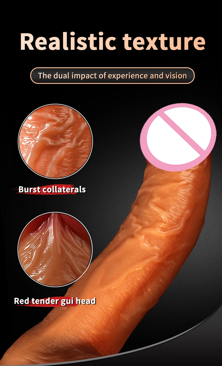 JIUUY-Gode réaliste avec ventouse pour homme et femme, énorme MSI, fausse bite, gros pénis, jouets sexuels éducatifs, plug anal, adulte 7.0