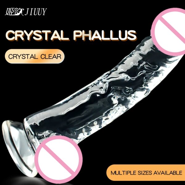 JIUUY-Gode réaliste avec ventouse pour homme et femme, énorme MSI, fausse bite, gros pénis, jouets sexuels éducatifs, plug anal, adulte 7.0 – Image 3