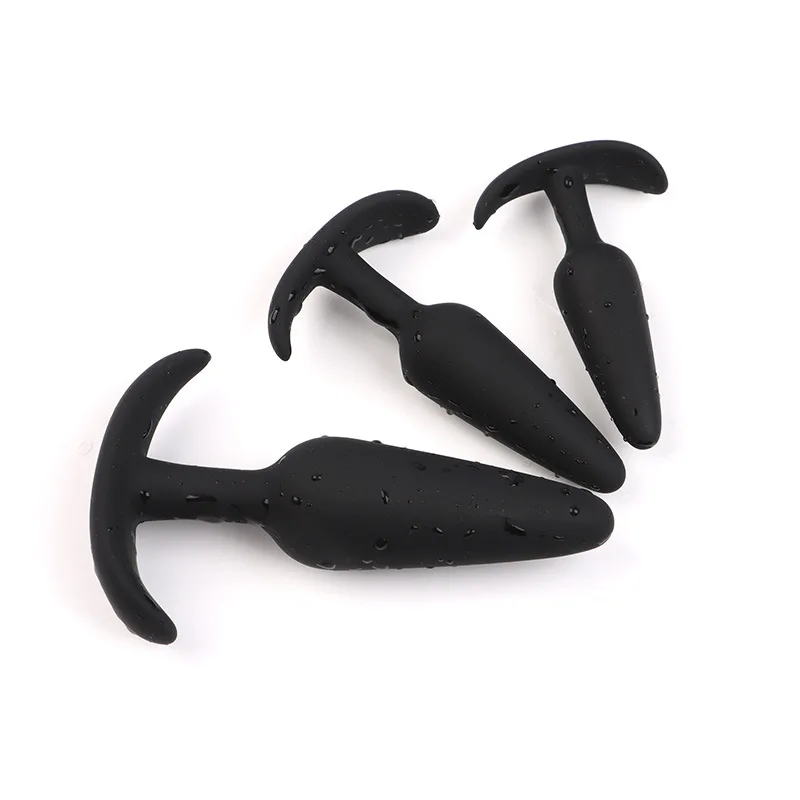 Gode anal en silicone sûr pour hommes et femmes, plug anal, bouchon sexy, 3 tailles différentes, jouets sexuels pour adultes, masseur d'entraînement, unisexe, 100% Gode anal en silicone sûr pour hommes et femmes, plug anal, bouchon sexy, 3 tailles différentes, jouets sexuels pour adultes, masseur d'entraînement, unisexe, 100%