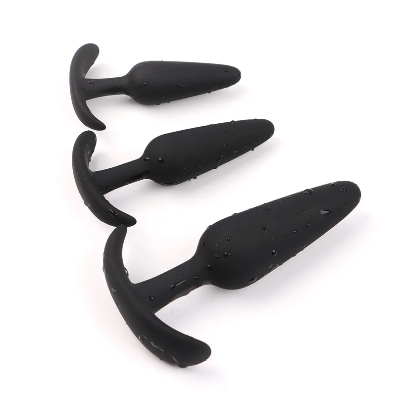 Gode anal en silicone sûr pour hommes et femmes, plug anal, bouchon sexy, 3 tailles différentes, jouets sexuels pour adultes, masseur d'entraînement, unisexe, 100% Gode anal en silicone sûr pour hommes et femmes, plug anal, bouchon sexy, 3 tailles différentes, jouets sexuels pour adultes, masseur d'entraînement, unisexe, 100%