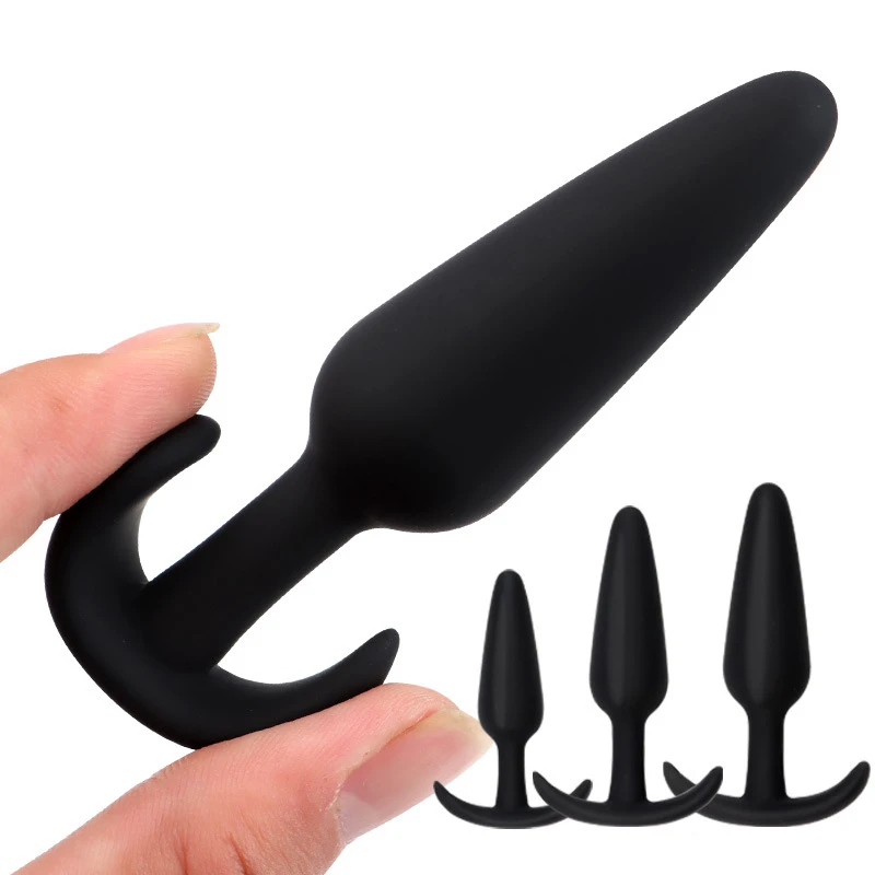 Gode anal en silicone sûr pour hommes et femmes, plug anal, bouchon sexy, 3 tailles différentes, jouets sexuels pour adultes, masseur d'entraînement, unisexe, 100% Gode anal en silicone sûr pour hommes et femmes, plug anal, bouchon sexy, 3 tailles différentes, jouets sexuels pour adultes, masseur d'entraînement, unisexe, 100%
