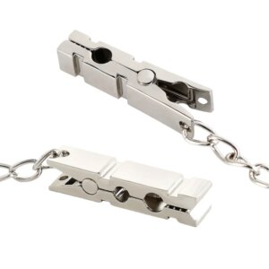 Pinces à seins en métal avec BDSM pour femmes adultes, pince à seins, jeux de sexe, massage du clitoris Mimi, JOcontinents, gadgets sexy, 7.0