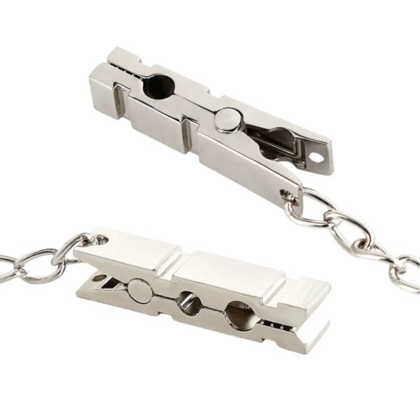 Pinces à seins en métal avec BDSM pour femmes adultes, pince à seins, jeux de sexe, massage du clitoris Mimi, JOcontinents, gadgets sexy, 7.0
