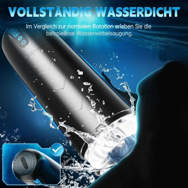 Vibromasseur électrique 3D réaliste pour homme, tasse de masturbation masculine, vibrateur de fellation, ventouse de succion de vagin, chatte de poche, jouets sexuels – Image 5