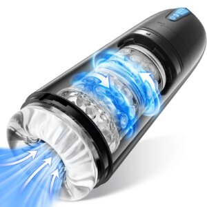 Vibromasseur électrique 3D réaliste pour homme, tasse de masturbation masculine, vibrateur de fellation, ventouse de succion de vagin, chatte de poche, jouets sexuels