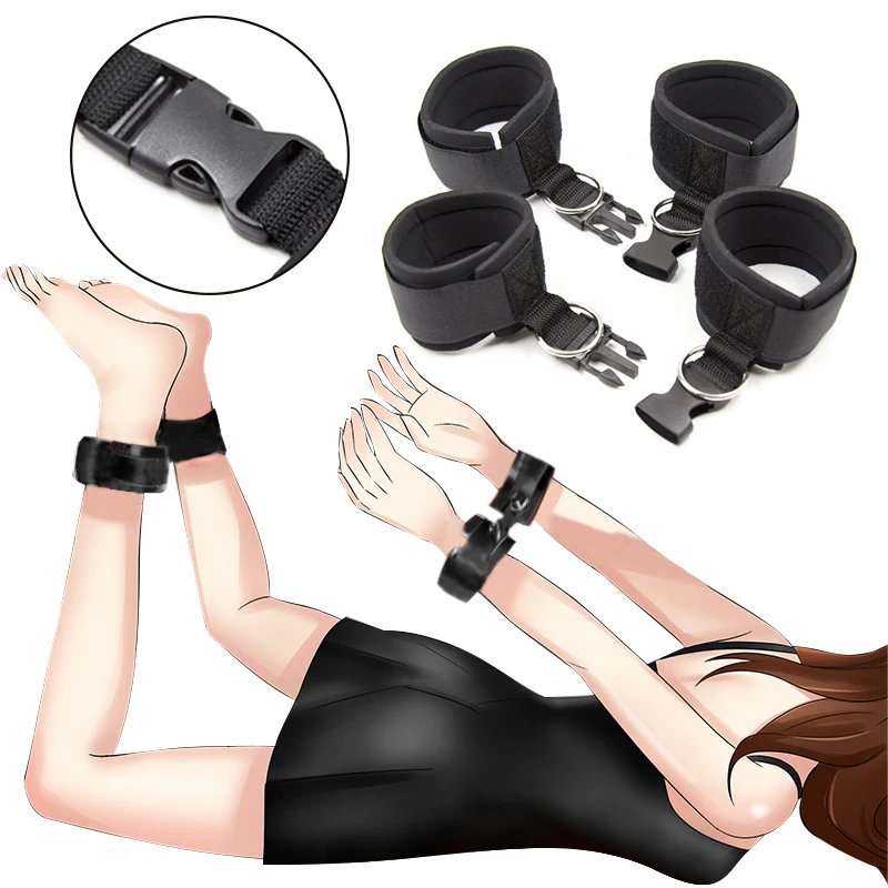 Ensemble de jouets sexuels pour femmes, BDSM, Bondage, Menottes, Rinçage, Kit de jouets sexy, Jeux pour adultes, Produits sexuels, Accessoires, 7.0, 18